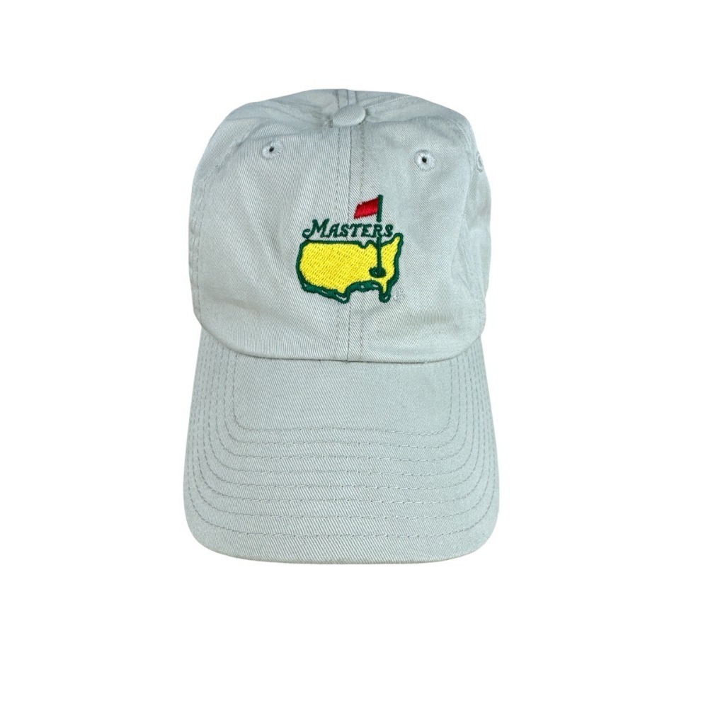 Masters Tournament Khaki Adjustable Hat 100% Cotton Baseball Cap Golf